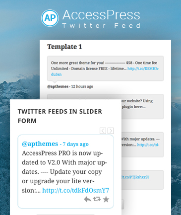 WordPress Twitter Feed Plugin – WP TFeed