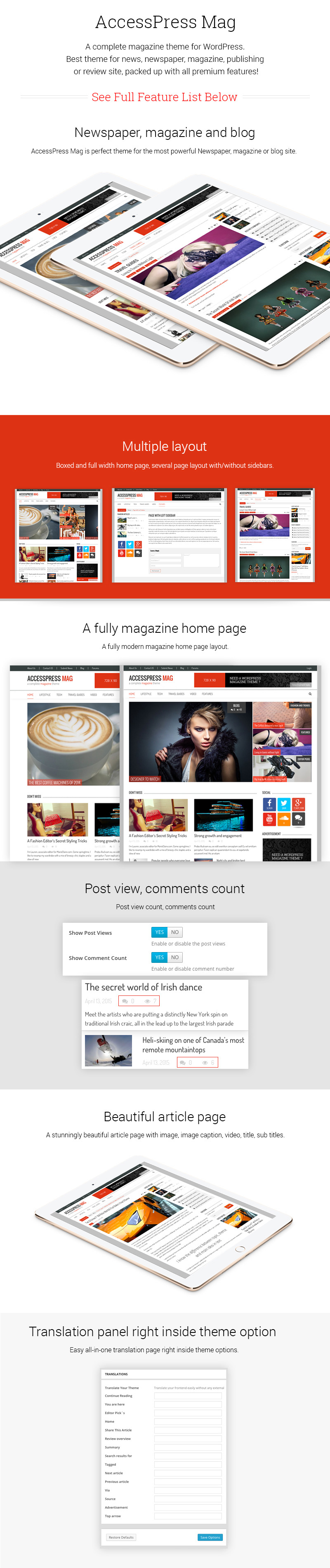 Best Free WordPress Magazine Theme – AccessPress Mag