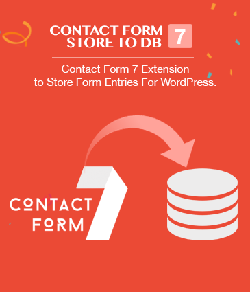 Contact Form 7 Extension to Store Form Entries For WordPress – Contact Form 7 Store to DB